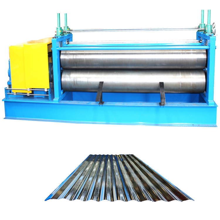 পাতলা ইস্পাত প্লেট ধাতু 0.13-0.3mm বেধ ব্যারেল corrugated ছাদ মেশিন