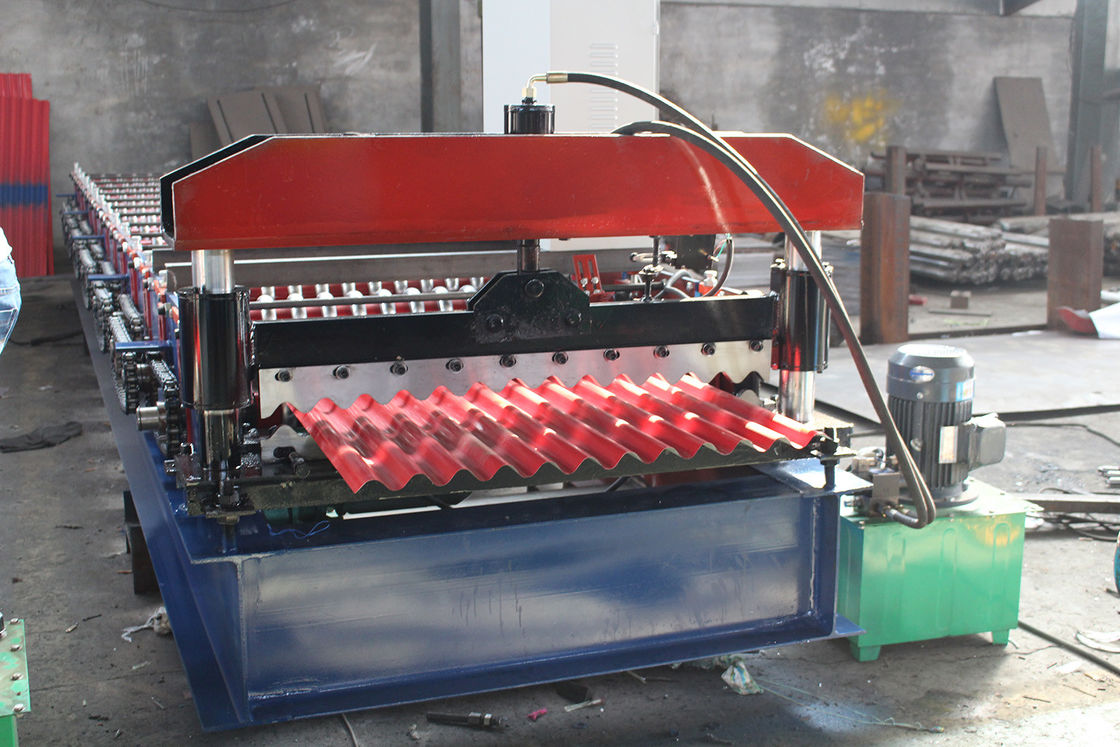 380v 50hz ঢেউতোলা ছাদ শীট রোল গঠন মেশিন স্থিতিশীল কর্মক্ষমতা দীর্ঘ জীবন span