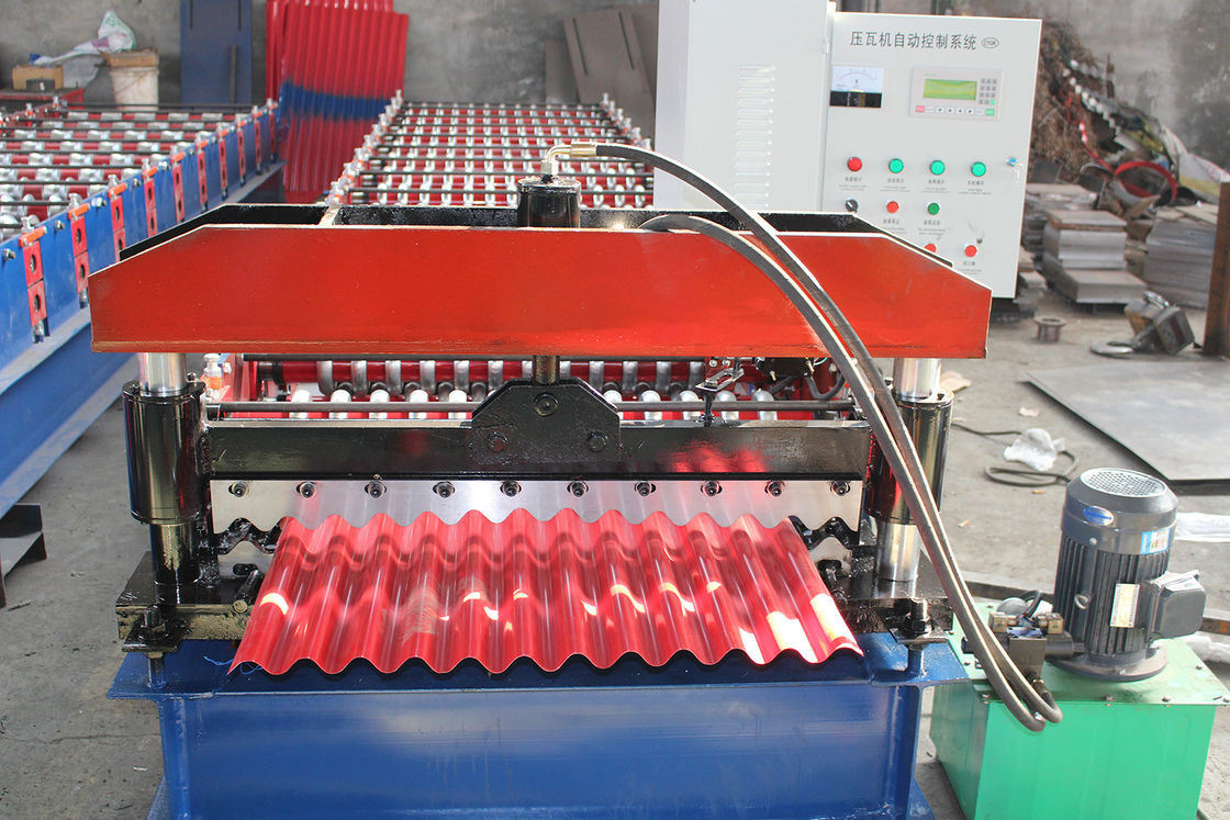 380v 50hz ঢেউতোলা ছাদ শীট রোল গঠন মেশিন স্থিতিশীল কর্মক্ষমতা দীর্ঘ জীবন span
