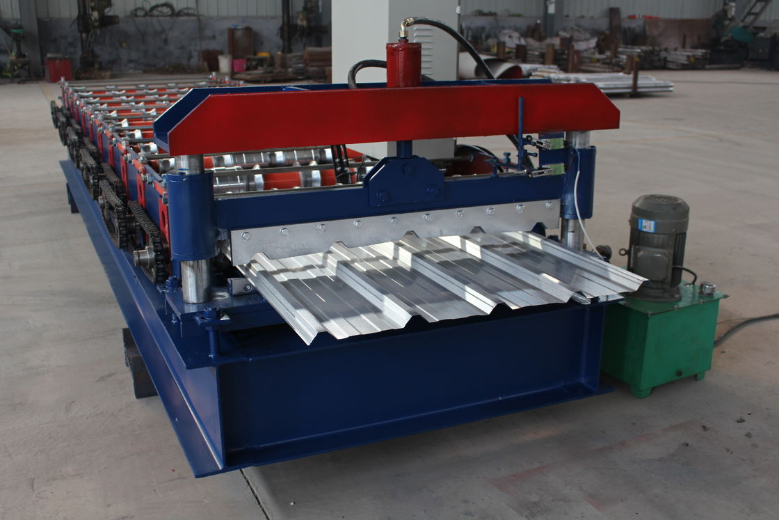 380v 50hz Ribtype ছাদ রোল গঠন মেশিন 36 কভারেজ 3/4 উচ্চ Ribs সহজ অপারেশন