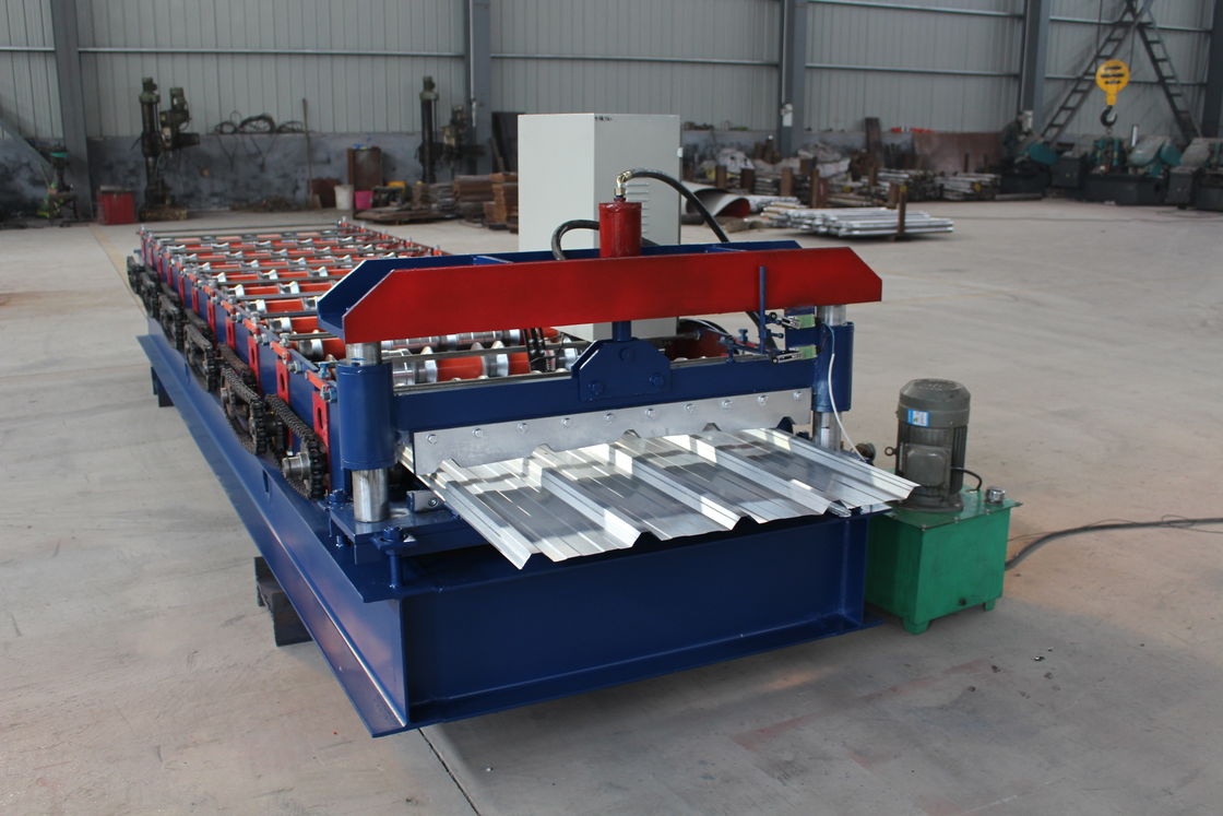 380v 50hz Ribtype ছাদ রোল গঠন মেশিন 36 কভারেজ 3/4 উচ্চ Ribs সহজ অপারেশন