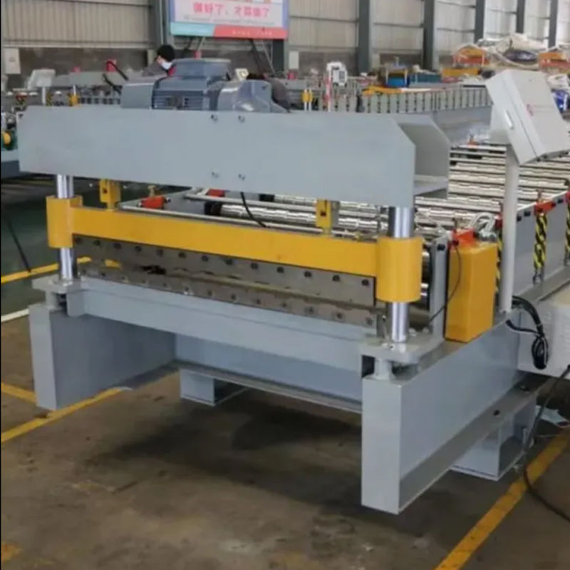 পিএলসি কন্ট্রোল মেটাল কোল্ড ছাদ শীট তৈরীর মেশিন