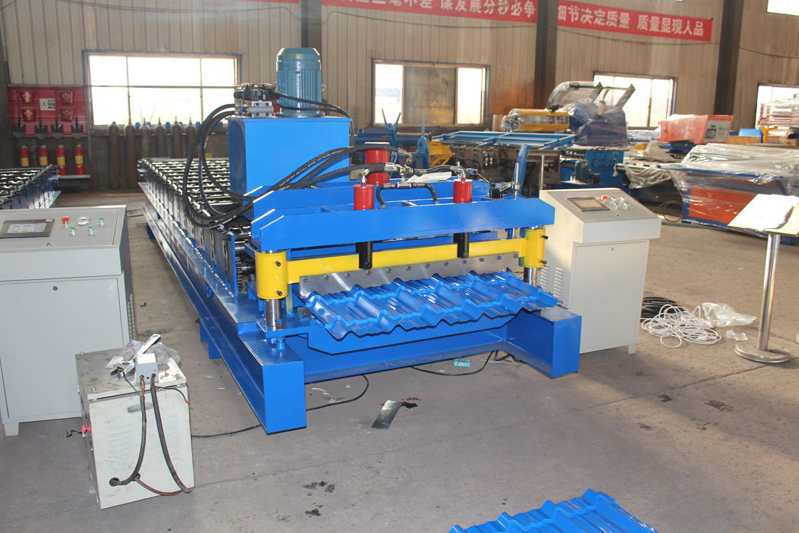 0.3-0.8 মিমি পুরুত্বের গ্লাজড রুফ শীট তৈরির মেশিনের কারখানার দাম