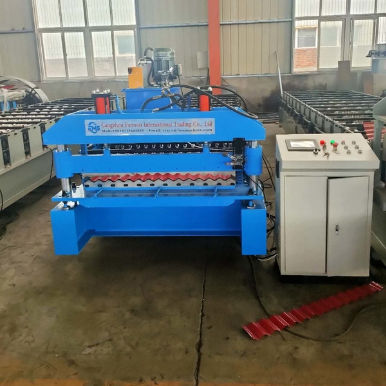 সাধারণ ঢেউতোলা গ্যালভানাইজড শীট মেশিন স্ট্যান্ডার্ড ঢেউতোলা গ্যালভানাইজড শীট লাইন