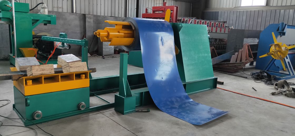380v 50hz হাই স্পিড স্টীল কয়েল Slitter হাইড্রোলিক Uncoiler এবং Recoiler সঙ্গে উত্পাদন লাইন কাটার মেশিন