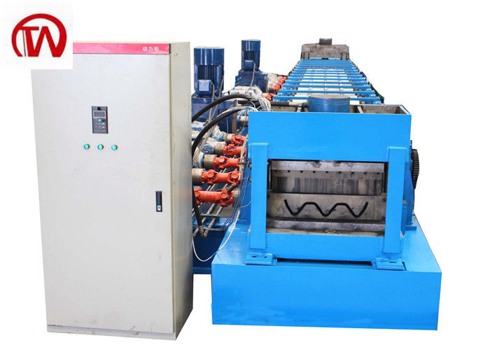 2024 11kw 5.5kw জিআই হাইওয়ে গার্ডরিল রোল ফর্মিং মেশিন Cr12Mov কাটিং ব্লেড উপাদান