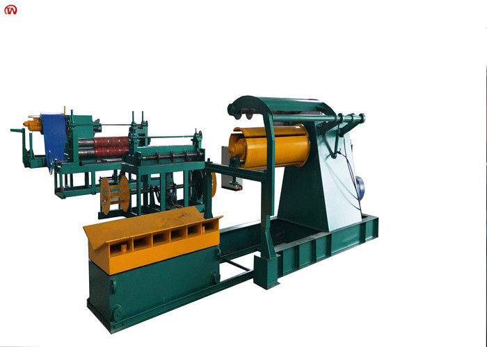 380v 50hz হাই স্পিড স্টীল কয়েল Slitter হাইড্রোলিক Uncoiler এবং Recoiler সঙ্গে উত্পাদন লাইন কাটার মেশিন