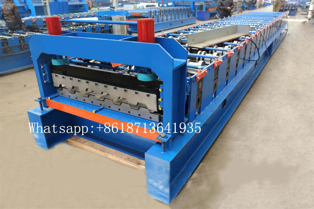 পিএলসি নিয়ন্ত্রিত 2.5T দক্ষ উত্পাদন জন্য corrugated ছাদ শীট রোল গঠন মেশিন