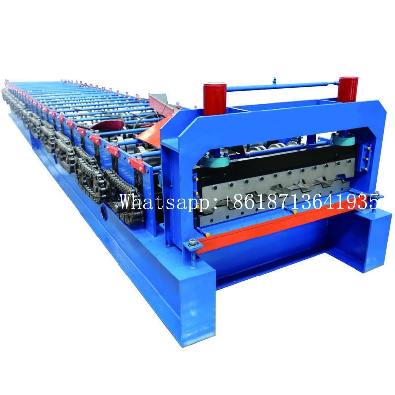 পিএলসি নিয়ন্ত্রিত 2.5T দক্ষ উত্পাদন জন্য corrugated ছাদ শীট রোল গঠন মেশিন