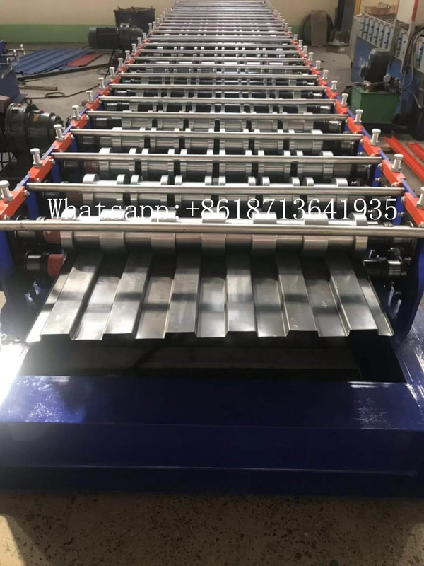 পিএলসি নিয়ন্ত্রিত 2.5T দক্ষ উত্পাদন জন্য corrugated ছাদ শীট রোল গঠন মেশিন