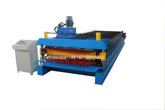 7.5kw ডাবল লেয়ার রোল ফর্মিং মেশিন GI PPGI 25m/ মিনিট অ্যান্টি মরিচা
