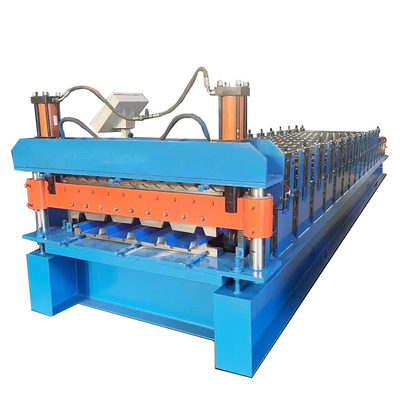 ছাদের শীট ফর্ম 1250mm ডাবল লেয়ার রোল ফর্মিং মেশিন 380Volt লং সার্ভিস লাইফ