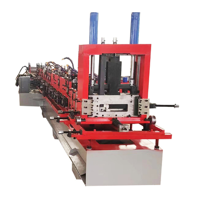 Plc কন্ট্রোল সিস্টেম Cz Purlin মেশিন Cr12mov কাটিং ব্লেড 3.5t ওজন