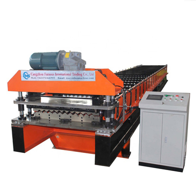 উচ্চ নির্ভুলতা corrugated শীট রোল গঠনের মেশিন জলবাহী কাটিং