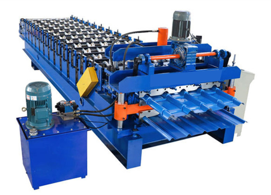ঢেউতোলা Ibr 1220mm ডাবল লেয়ার রুফিং শিট রোল ফর্মিং মেশিন