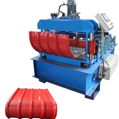 Crimping বাঁকা খিলান Plc ছাদ শীট রোল তৈরি মেশিন স্বয়ংক্রিয়